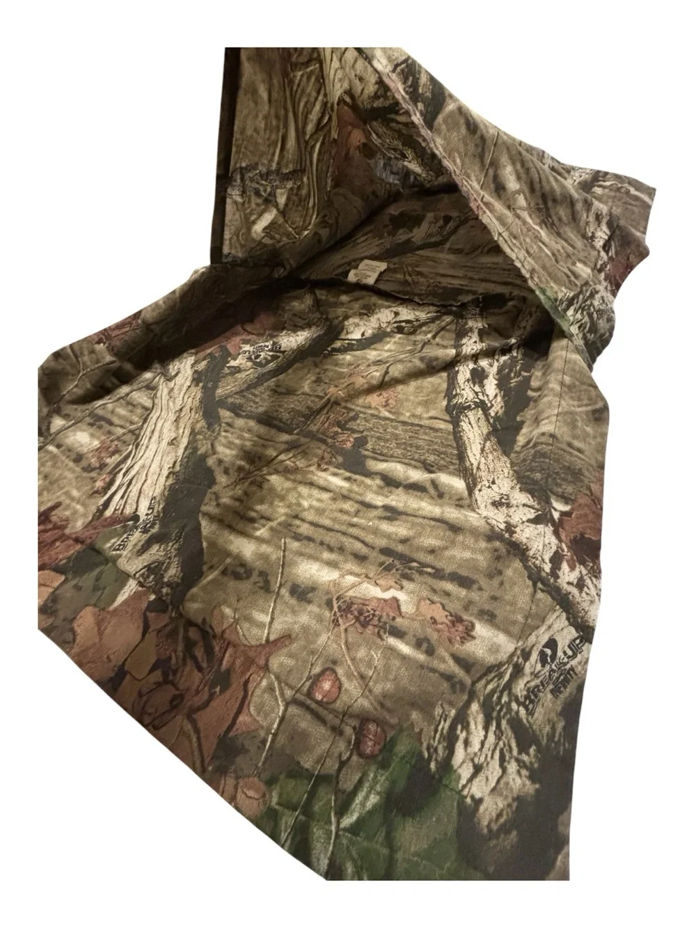 Mossy Oak Break Up Infinity Camo Pillow Case Standard Trees Leaves Brown Green